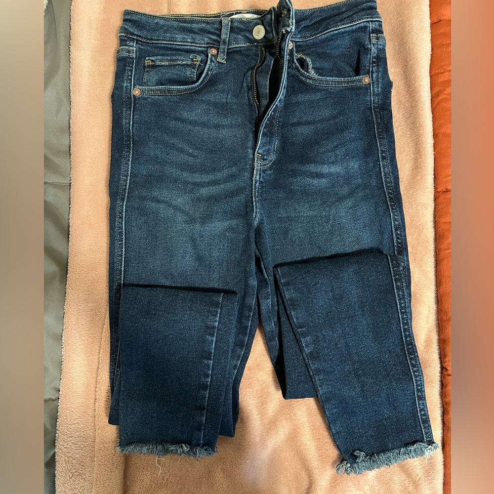 Free People, skinny, ankle rise jeans